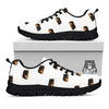 Rottweiler Sleeping Print Pattern Black Sneaker-grizzshop