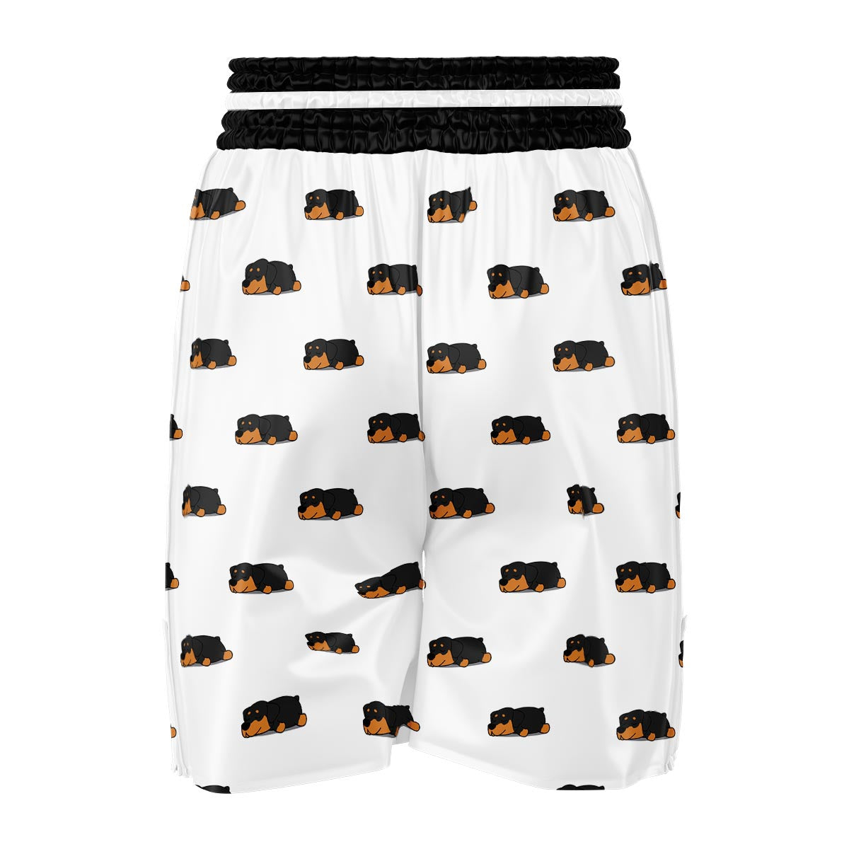 Rottweiler Sleeping Print Pattern Boxing Shorts-grizzshop