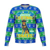 Rottweiler They Know When You Have Snacks Christmas Ugly Sweater-grizzshop