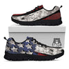 Rough American Flag Print Black Sneaker-grizzshop