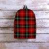 Royal Stewart Red Plaid Tartan Backpack-grizzshop