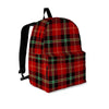 Royal Stewart Red Plaid Tartan Backpack-grizzshop