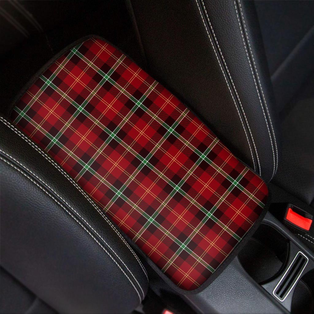 Royal Stewart Red Plaid Tartan Car Console Cover-grizzshop