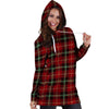 Royal Stewart Red Plaid Tartan Hoodie Dress-grizzshop