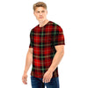 Royal Stewart Red Plaid Tartan Men T Shirt-grizzshop