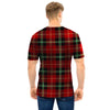 Royal Stewart Red Plaid Tartan Men T Shirt-grizzshop