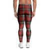 Royal Stewart Red Plaid Tartan Men's Leggings-grizzshop