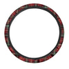 Royal Stewart Red Plaid Tartan Steering Wheel Cover-grizzshop