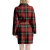 Royal Stewart Red Plaid Tartan Women's Robe-grizzshop