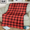 Royal Stewart Tartan Red Plaid Scottish Blanket-grizzshop