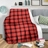 Royal Stewart Tartan Red Plaid Scottish Blanket-grizzshop