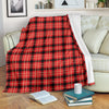 Royal Stewart Tartan Red Plaid Scottish Blanket-grizzshop