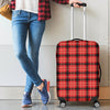 Royal Stewart Tartan Red Plaid Scottish Luggage Cover Protector-grizzshop