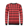 Royal Stewart Tartan Red Plaid Scottish Women Crewneck Sweatshirt-grizzshop