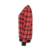 Royal Stewart Tartan Red Plaid Scottish Women Crewneck Sweatshirt-grizzshop