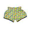 Rubber Duck In Water Print Pattern Muay Thai Boxing Shorts-grizzshop