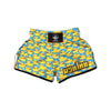 Rubber Duck In Water Print Pattern Muay Thai Boxing Shorts-grizzshop