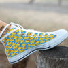 Rubber Duck In Water Print Pattern White High Top Shoes-grizzshop