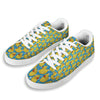 Rubber Duck In Water Print Pattern White Low Top Sneakers-grizzshop