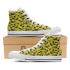 Rubber Duck Mafia Print Pattern White High Top Shoes-grizzshop