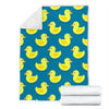 Rubber Duck Pattern Print Blanket-grizzshop