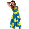 Rubber Duck Pattern Print Dress-grizzshop