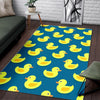 Rubber Duck Pattern Print Floor Mat-grizzshop