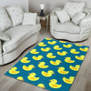 Rubber Duck Pattern Print Floor Mat-grizzshop