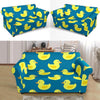 Rubber Duck Pattern Print Loveseat Cover-grizzshop