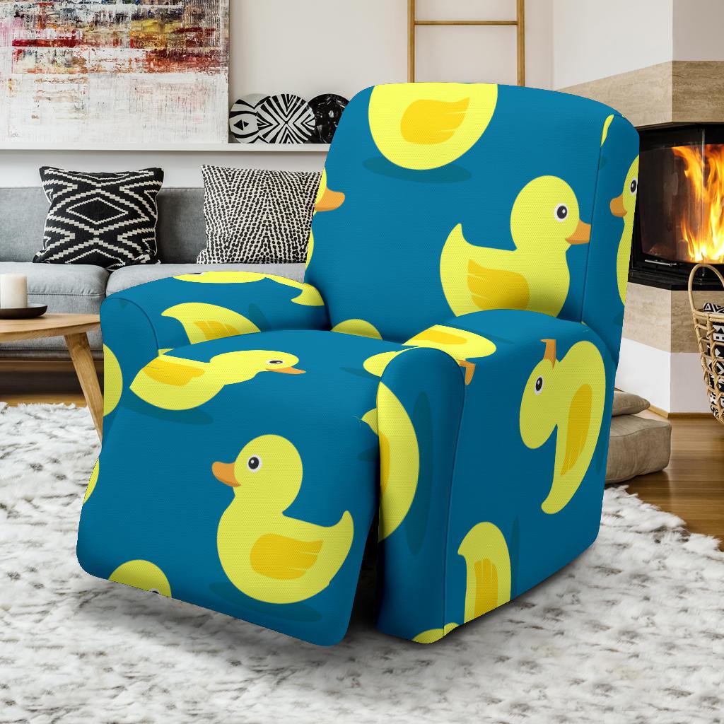 Rubber Duck Pattern Print Recliner Cover-grizzshop