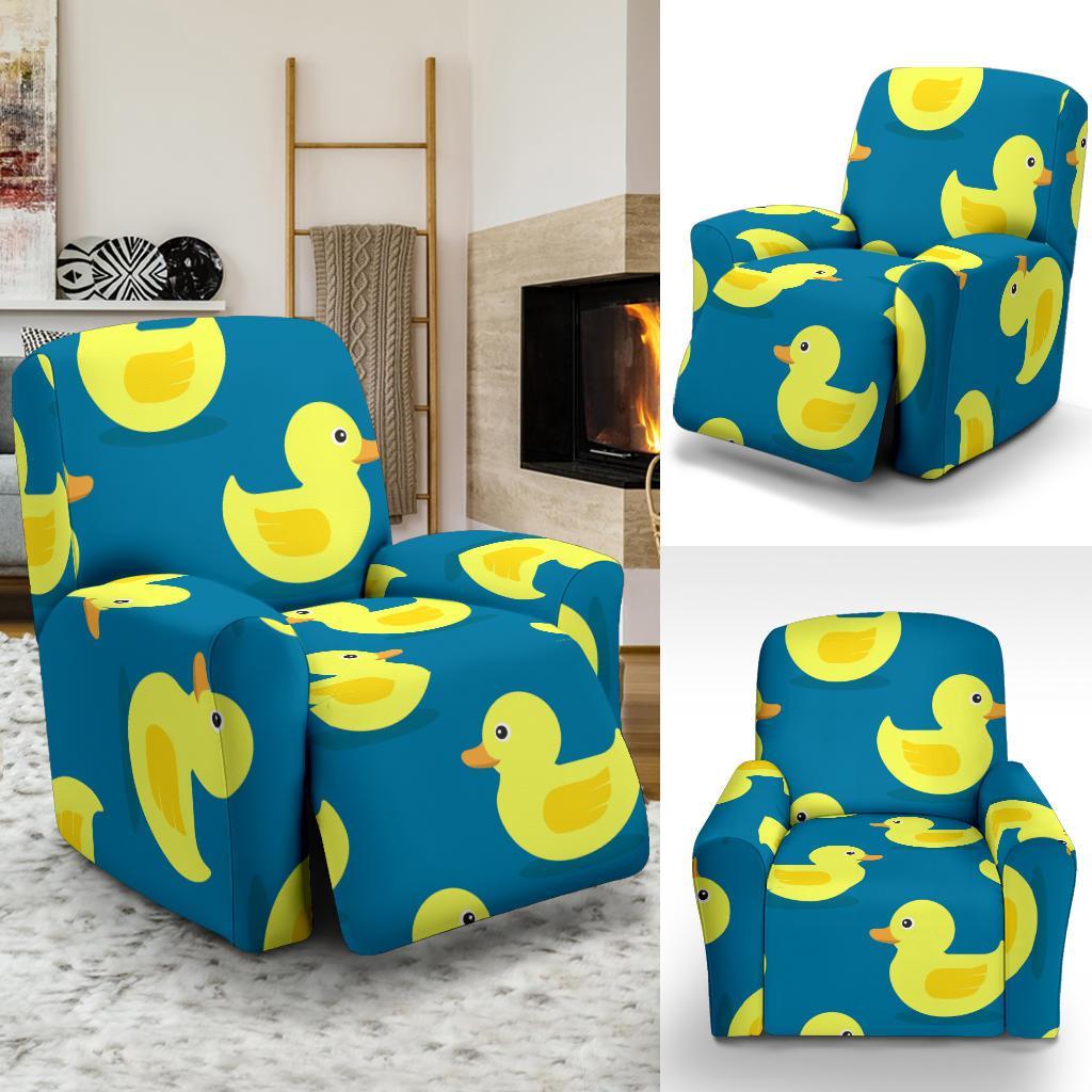 Rubber Duck Pattern Print Recliner Cover-grizzshop