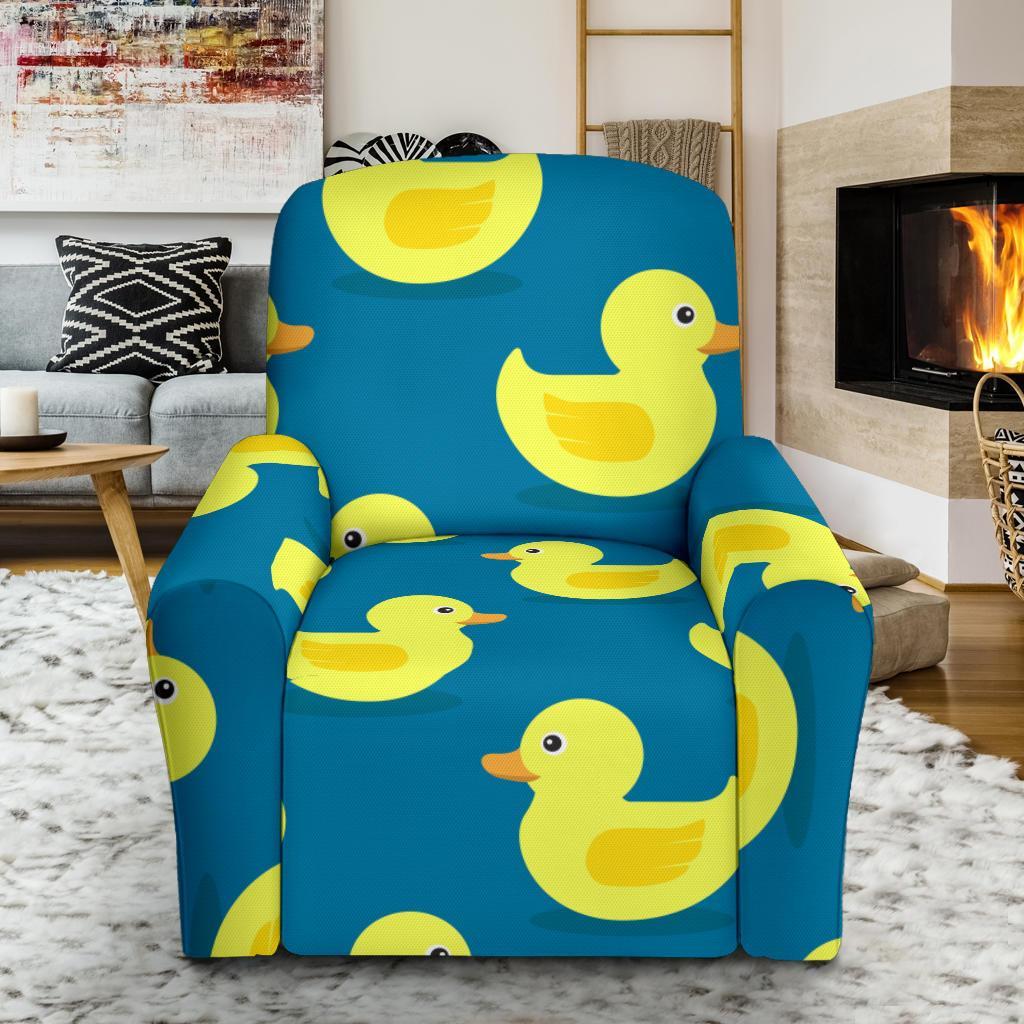 Rubber Duck Pattern Print Recliner Cover-grizzshop