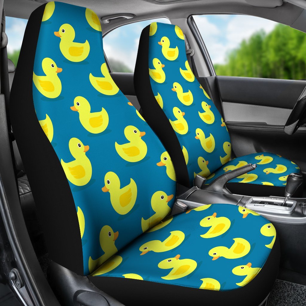 Rubber Duck Pattern Print Universal Fit Car Seat Cover-grizzshop