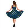 Rubber Duck Polka Dot Pattern Print Dress-grizzshop