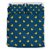 Rubber Duck Polka Dot Pattern Print Duvet Cover Bedding Set-grizzshop