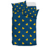 Rubber Duck Polka Dot Pattern Print Duvet Cover Bedding Set-grizzshop