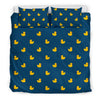 Rubber Duck Polka Dot Pattern Print Duvet Cover Bedding Set-grizzshop