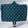 Rubber Duck Polka Dot Pattern Print Hooded Blanket-grizzshop