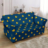 Rubber Duck Polka Dot Pattern Print Loveseat Cover-grizzshop