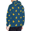 Rubber Duck Polka Dot Pattern Print Men Pullover Hoodie-grizzshop