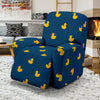 Rubber Duck Polka Dot Pattern Print Recliner Cover-grizzshop