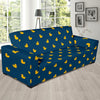 Rubber Duck Polka Dot Pattern Print Sofa Covers-grizzshop