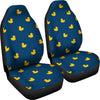 Rubber Duck Polka Dot Pattern Print Universal Fit Car Seat Cover-grizzshop