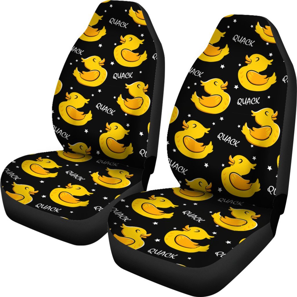 Rubber Duck Print Pattern Universal Fit Car Seat Cover-grizzshop