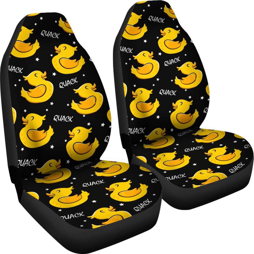 Little Yellow Duck Duck Print Car Seat Covers Universal Fit - Temu