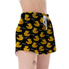 Rubber Duck Print Pattern Women's Shorts-grizzshop