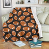 Rugby Ball American Football Print Pattern Blanket-grizzshop