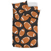 Rugby Ball American Football Print Pattern Duvet Cover Bedding Set-grizzshop