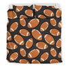 Rugby Ball American Football Print Pattern Duvet Cover Bedding Set-grizzshop