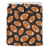 Rugby Ball American Football Print Pattern Duvet Cover Bedding Set-grizzshop